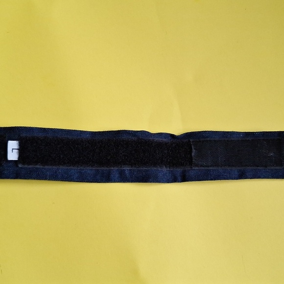 Vintage Ione Braided Western Belt – Denim & Blue Cord with Cowboy Buckle (39”) - Picture 8 of 9